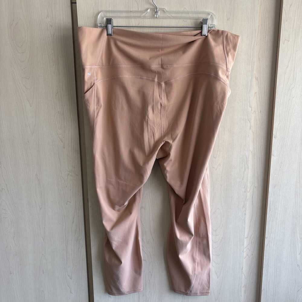 NWT Fabletics Women's Oasis Pureluxe High-Waisted Twist Legging Sz 4X Pink Peach